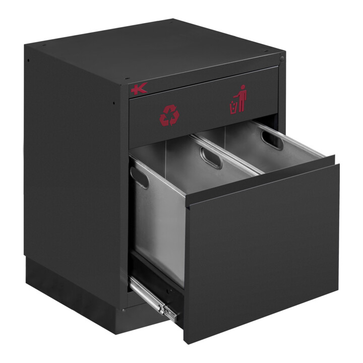 Kraftwerk Armoire à déchets MOBILIO PRO mobile 1 tiroir