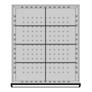 Kraftwerk Assortimento divisorio 100x459x539mm, 8 scomparti-3