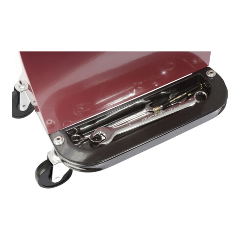 Kraftwerk Atelier - Siège roulant avec 3 tiroirs & rangement pour sprays