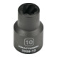 Kraftwerk Ausdreh-Stecknuss 1/2" 10 mm-1