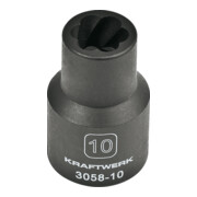 Kraftwerk Ausdreh-Stecknuss 1/2" 10 mm