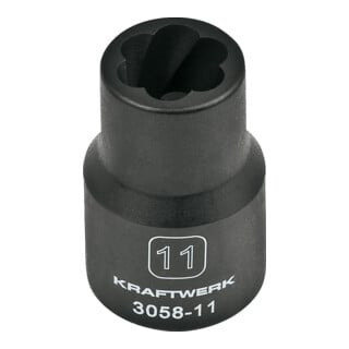 Kraftwerk Ausdreh-Stecknuss 1/2" 11 mm