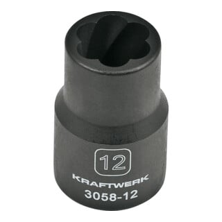 Kraftwerk Ausdreh-Stecknuss 1/2" 12 mm