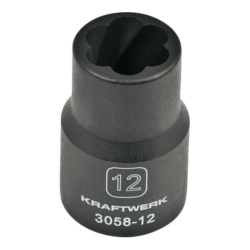 Kraftwerk Ausdreh-Stecknuss 1/2" 12 mm