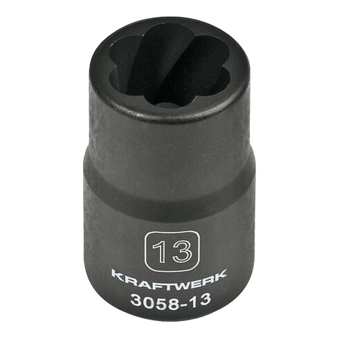 Kraftwerk Ausdreh-Stecknuss 1/2" 13 mm