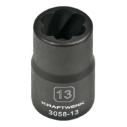 Kraftwerk Ausdreh-Stecknuss 1/2" 13 mm