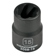 Kraftwerk Ausdreh-Stecknuss 1/2" 15 mm