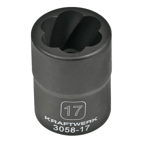 Kraftwerk Ausdreh-Stecknuss 1/2" 17 mm