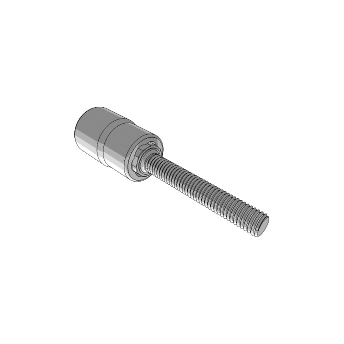 Kraftwerk Ausdreh-Stecknuss 1/2" 17 mm
