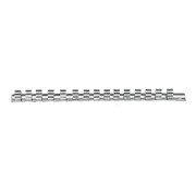 Kraftwerk Barre de douilles 250mm avec 16 clips 3/8"