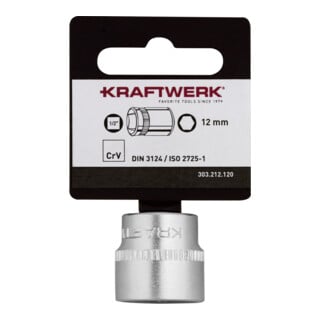 Kraftwerk BASIC LINE 1/2" douille 12 mm avec accroche
