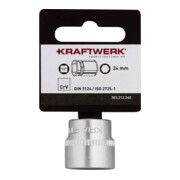 Kraftwerk BASIC LINE 1/2" Steckschlüsseleinsatz 24 mm mit Hänger