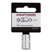 Kraftwerk BASIC LINE 1/4" Steckschlüsseleinsatz 13 mm mit Hänger