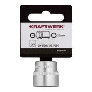 Kraftwerk BASIC LINE 3/8" Steckschlüsseleinsatz 24 mm mit Hänger