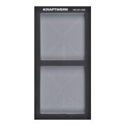 Kraftwerk BASIC LINE EVA leere Einlage 20x40 cm, 2 Fächer