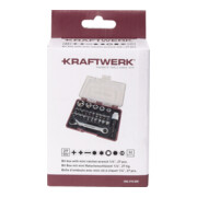 Kraftwerk Bit Box mit mini Ratschenschlüssel 1/4" S2 , 27 tlg.-4