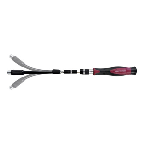 Kraftwerk Bit Box mit Präzisions Schraubendreher 1/4", 45-tlg.