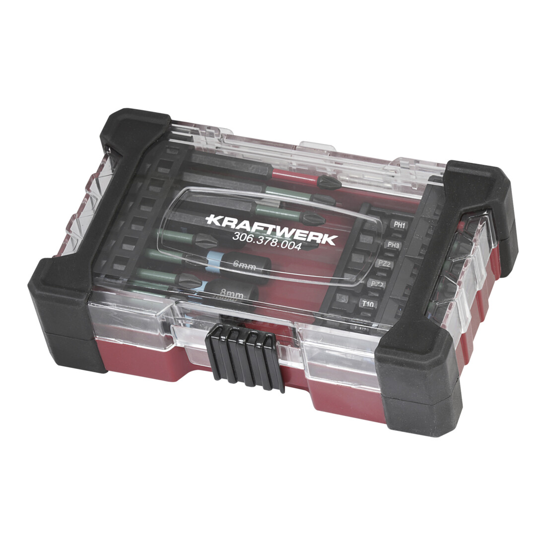 Kraftwerk Bit Box Profi Contrôle d'Impact 1/4" Ensemble, 29 pièces