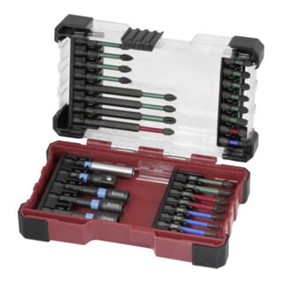 Kraftwerk Bit Box Profi Impact Control 1/4" Satz, 29-tlg.