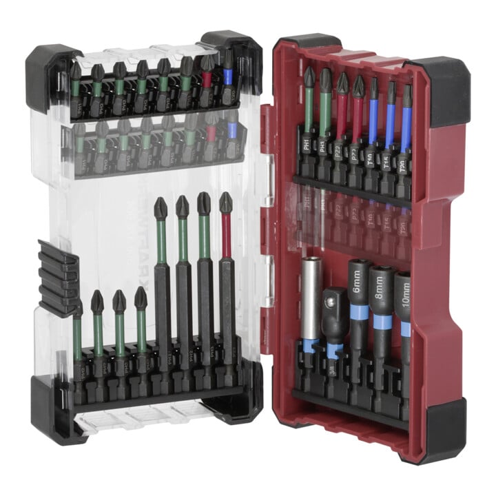 Kraftwerk Bit Box Profi Impact Control 1/4" Satz, 29-tlg.