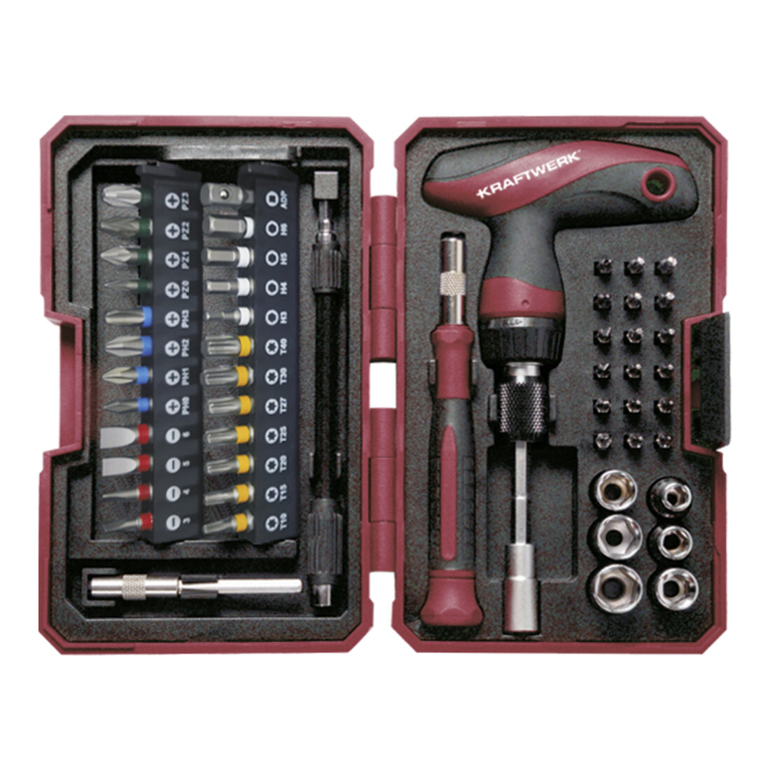 Kraftwerk Bit-Box Satz 1/4", 53-tlg.