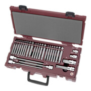 Kraftwerk Boîte à outils à embouts 1/2" COMPLETO, 49 pièces