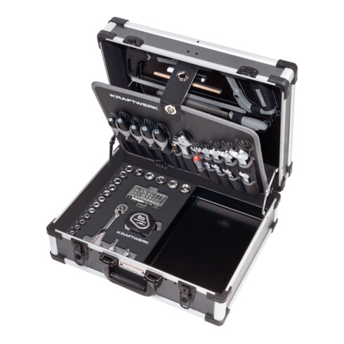 Kraftwerk Boîte à outils B147, 3/8", 97 pièces sans outil électrique