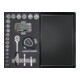 Kraftwerk Boîte à outils B147, 3/8", 97 pièces sans outil électrique-4
