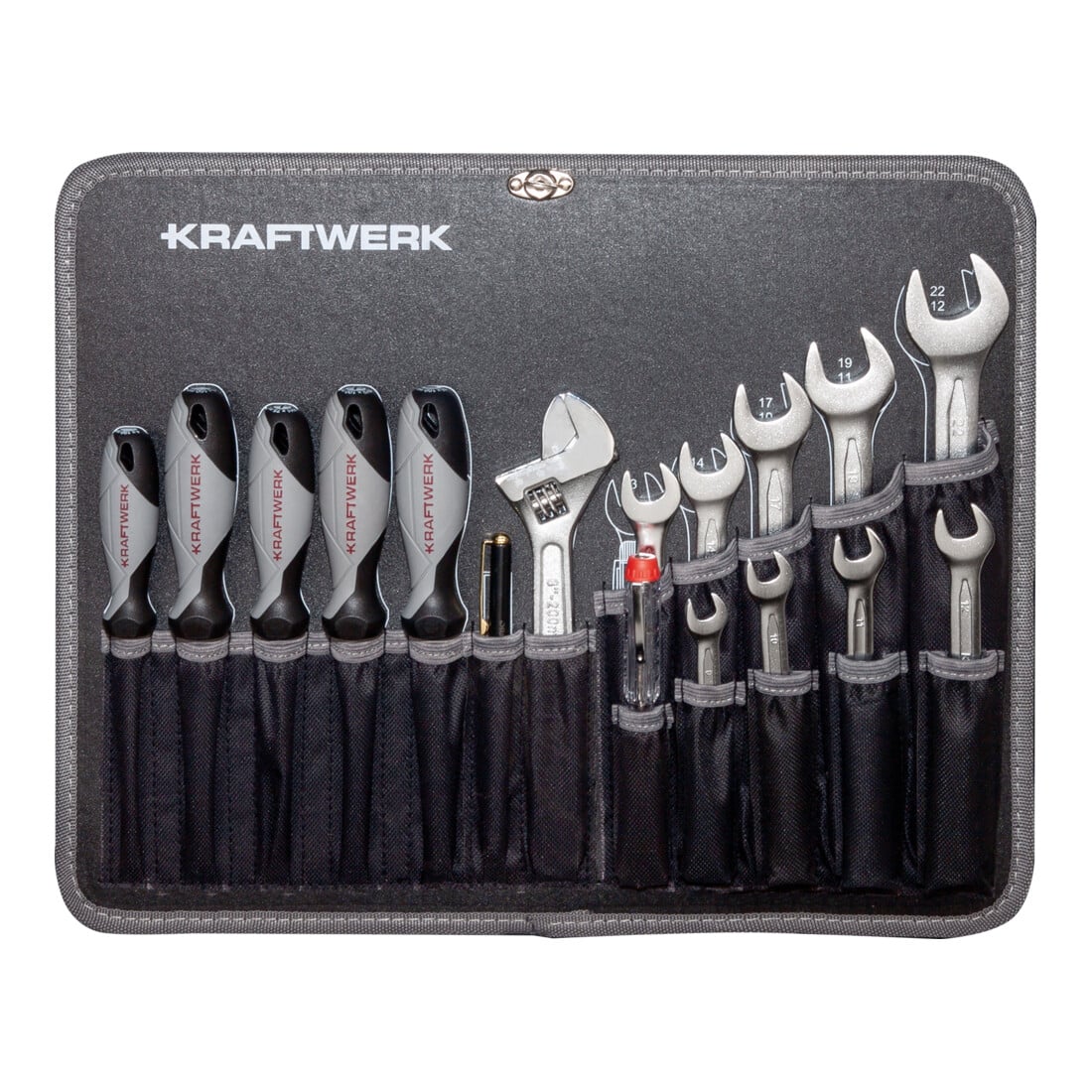 Kraftwerk Boîte à outils B147, 3/8", 97 pièces sans outil électrique avec Bosch