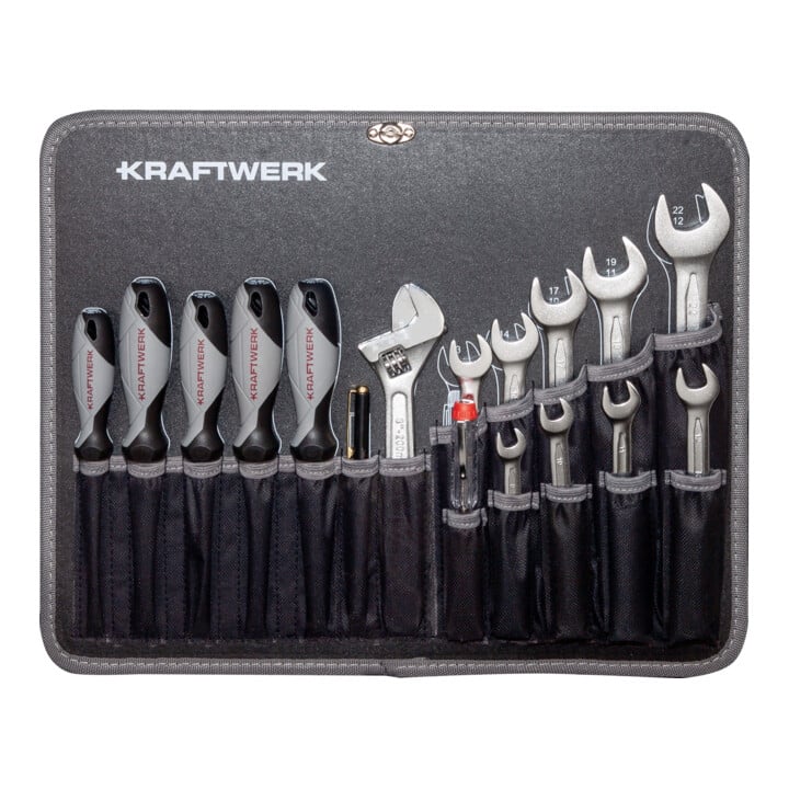 Kraftwerk Boîte à outils B147, 3/8", 97 pièces sans outil électrique avec Bosch