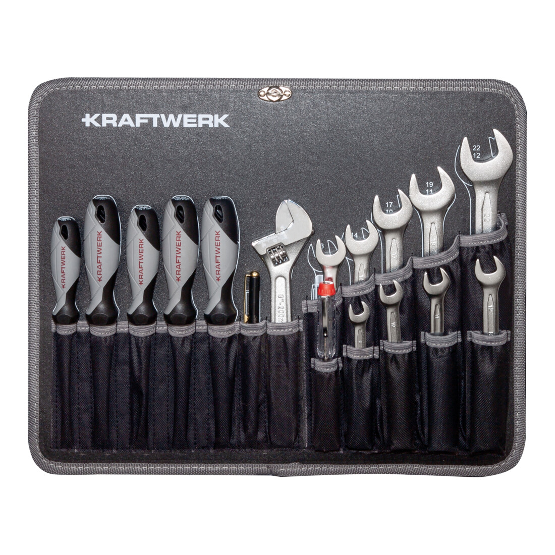 Kraftwerk Boîte à outils B147, 3/8", 97 pièces sans outil électrique avec Bosch