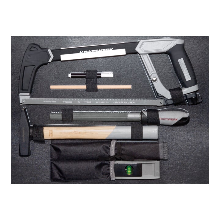 Kraftwerk Boîte à outils B147, 3/8", 97 pièces sans outil électrique avec Bosch