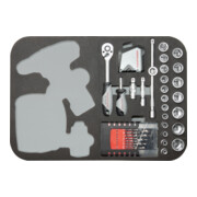 Kraftwerk Boîte à outils B160, 3/8", 162 pièces sans outil électrique avec Bosch-5