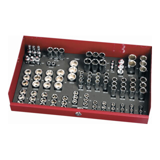 Kraftwerk Boîte à outils de douilles 3/8", 106 pièces
