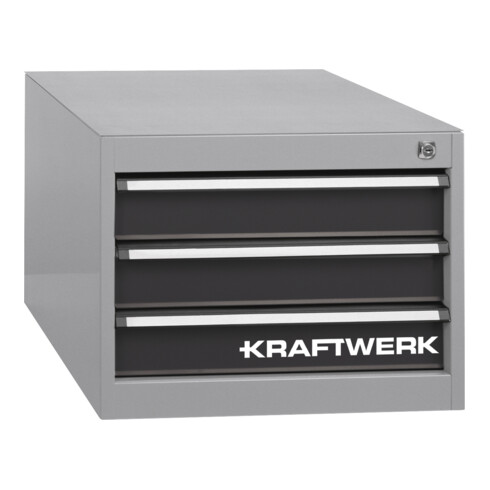 Kraftwerk boîte à tiroirs 380x535x600 mm, 3 tiroirs