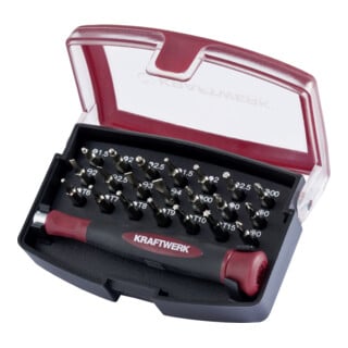 Kraftwerk Boîte de bits de précision 4 mm, 22 pièces