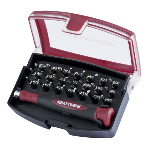 Kraftwerk Boîte de bits de précision 4 mm, 22 pièces