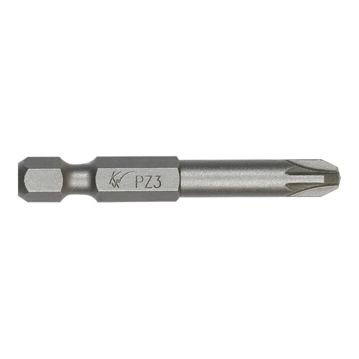 Kraftwerk Boîte de bits longs 1/4" 50 mm, ergokraft, 24 pièces