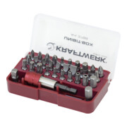 Kraftwerk Boîte UNIBIT 1/4" / Ensemble de forets universels, 33 pièces