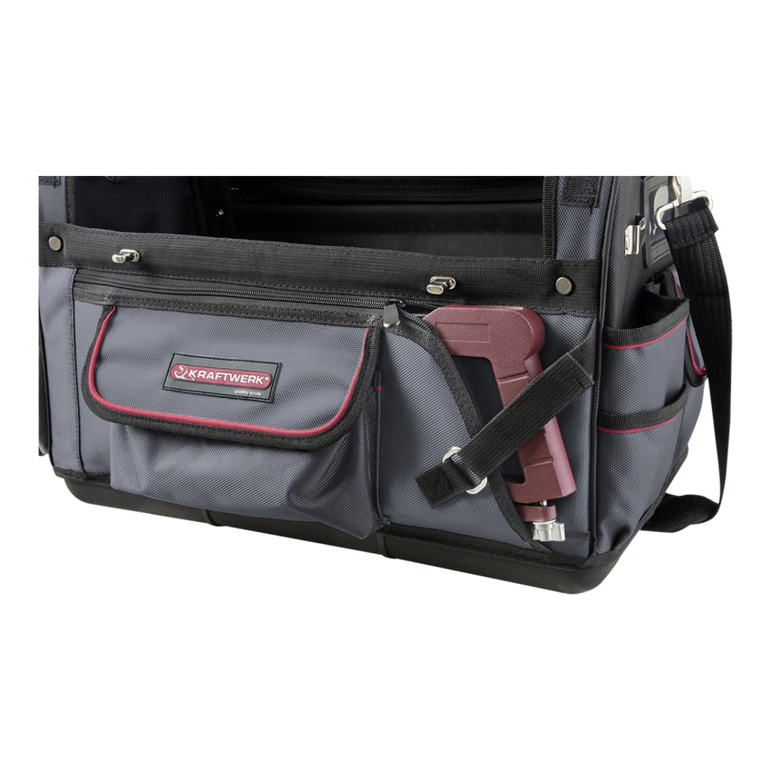 Kraftwerk Borsa portautensili con manico 520 mm