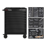 Kraftwerk BT LINE BT700s 7 tiroirs noir, 113 pièces