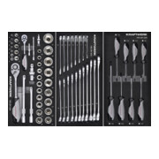 Kraftwerk BT700 Chariot d'atelier, 5 tiroirs, BASIC, 173 pcs.-4