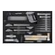 Kraftwerk BT700 Chariot d'atelier, 5 tiroirs, BASIC, 173 pcs.