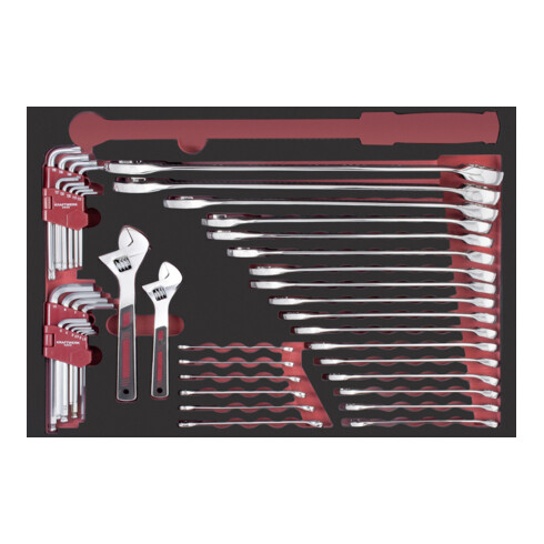 Kraftwerk BT700 Chariot d'atelier, 7 tiroirs, PRO, 278 pièces