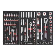 Kraftwerk BT700 Chariot d'atelier, 8 tiroirs, PRO, 237 pcs.-4