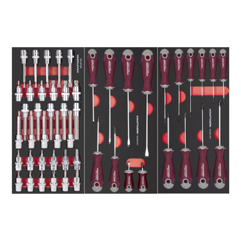 Kraftwerk BT700 Chariot d'atelier, 8 tiroirs, PRO, 237 pcs.