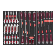 Kraftwerk BT700 Chariot d'atelier, 8 tiroirs, PRO, 237 pcs.-5