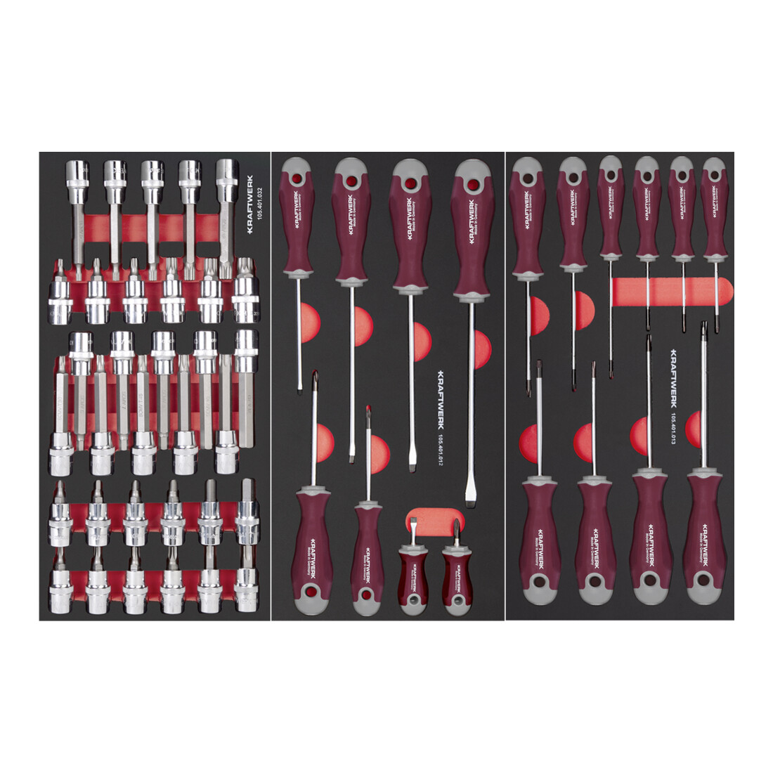 Kraftwerk BT700 Chariot d'atelier, 8 tiroirs, PRO, 237 pcs.