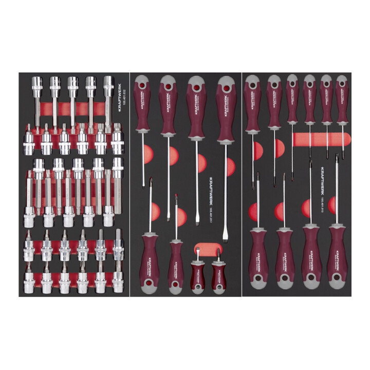 Kraftwerk BT700 Werkstattwagen, 8 Schubladen, PRO, 237-tlg.