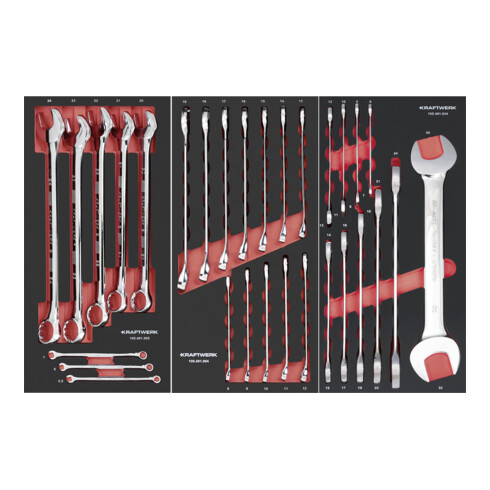 Kraftwerk BT700 Werkstattwagen, 8 Schubladen, PRO, 237-tlg.